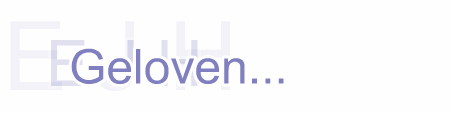 Geloven...